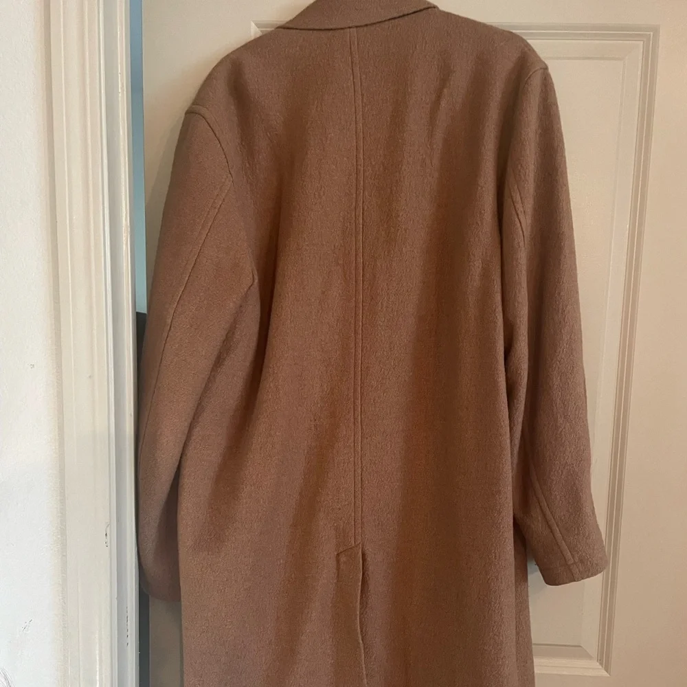 Saturdays New York City -Morgan Overcoat Toasted Coconut EXCELLENT condition - Picture 5 of 6